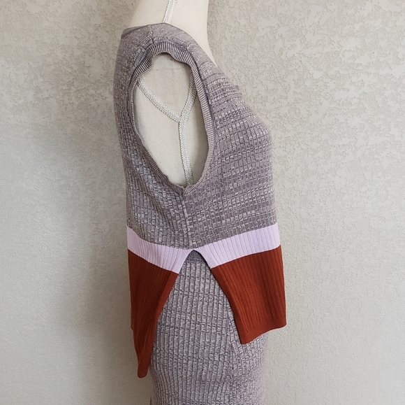 Free people knit set ribbed skirt and tank top - Picture 8 of 11